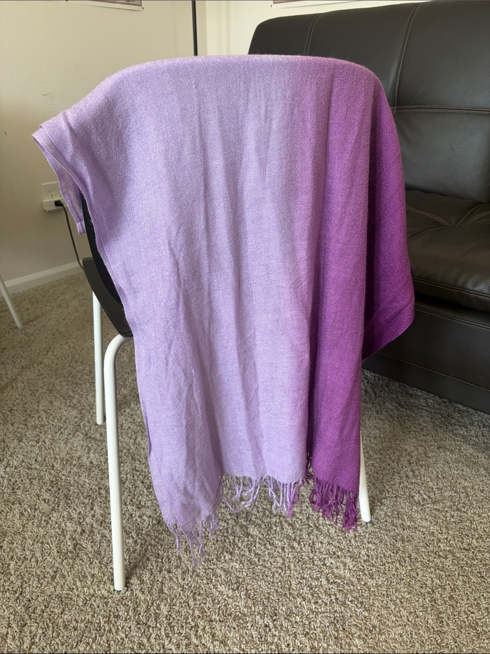 Purple Ombre Scarf or Wrap